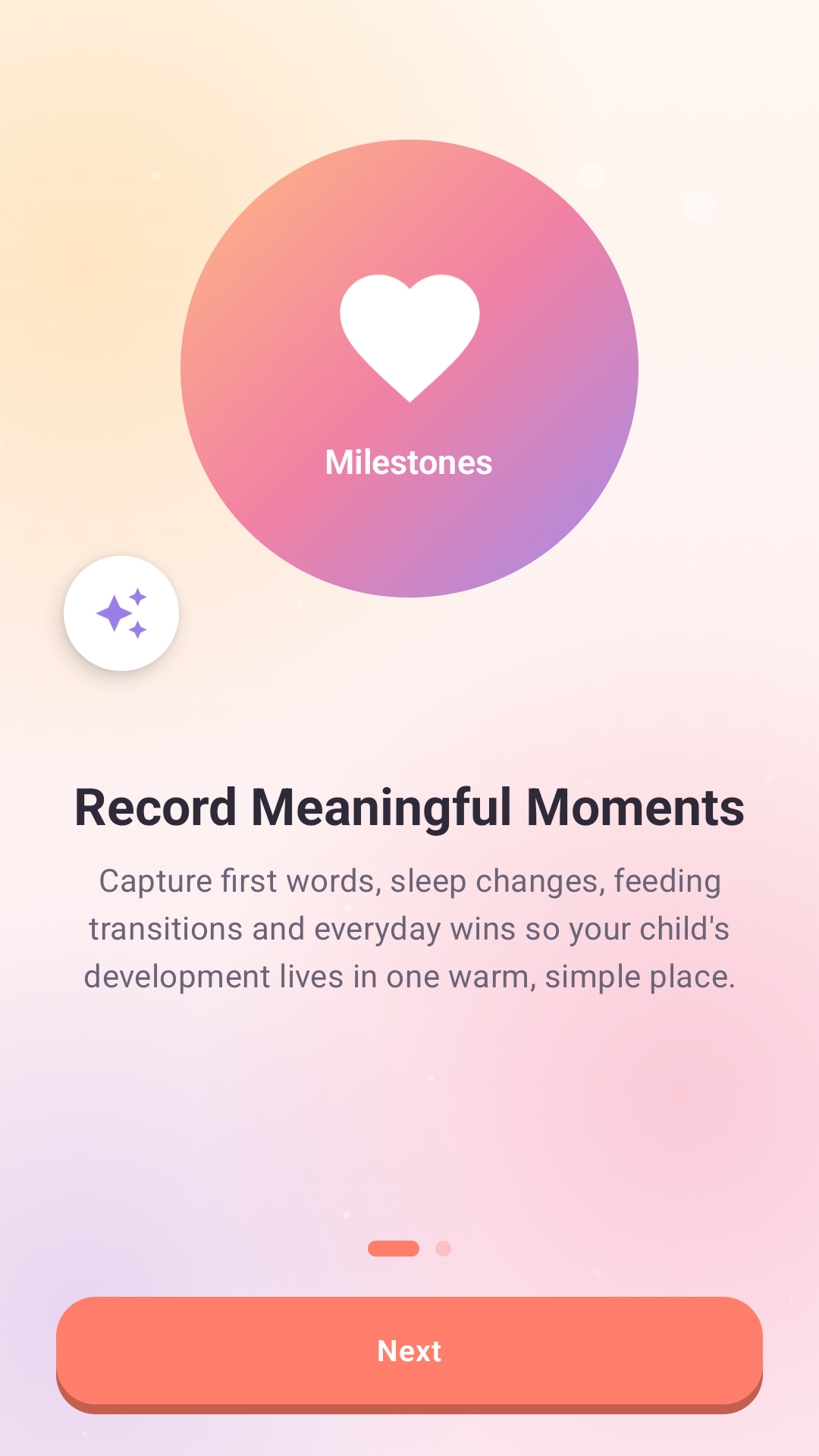 Onboarding screen